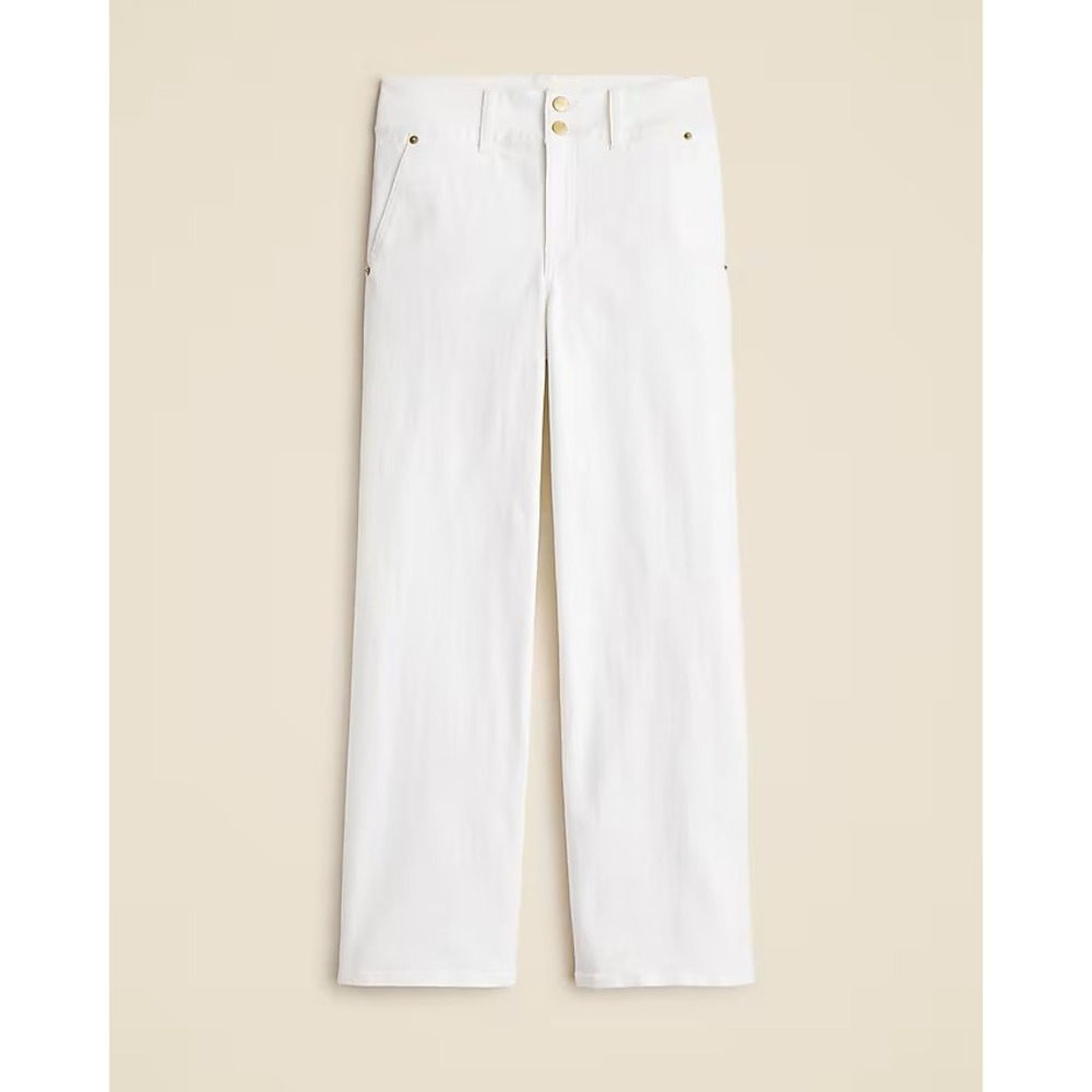 J. Crew Women's White Flare & Wide Leg Jeans